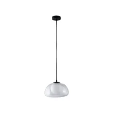 LIVARNO home LED-Pendelleuchte, Lampenschirm aus hochwertigem Glas (Transparent) - B-Ware neuwertig