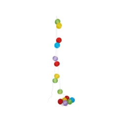 LIVARNO home LED Sommerlichterkette XXL, 15 LEDs, 17 m (Kugellaterne bunt) - B-Ware neuwertig