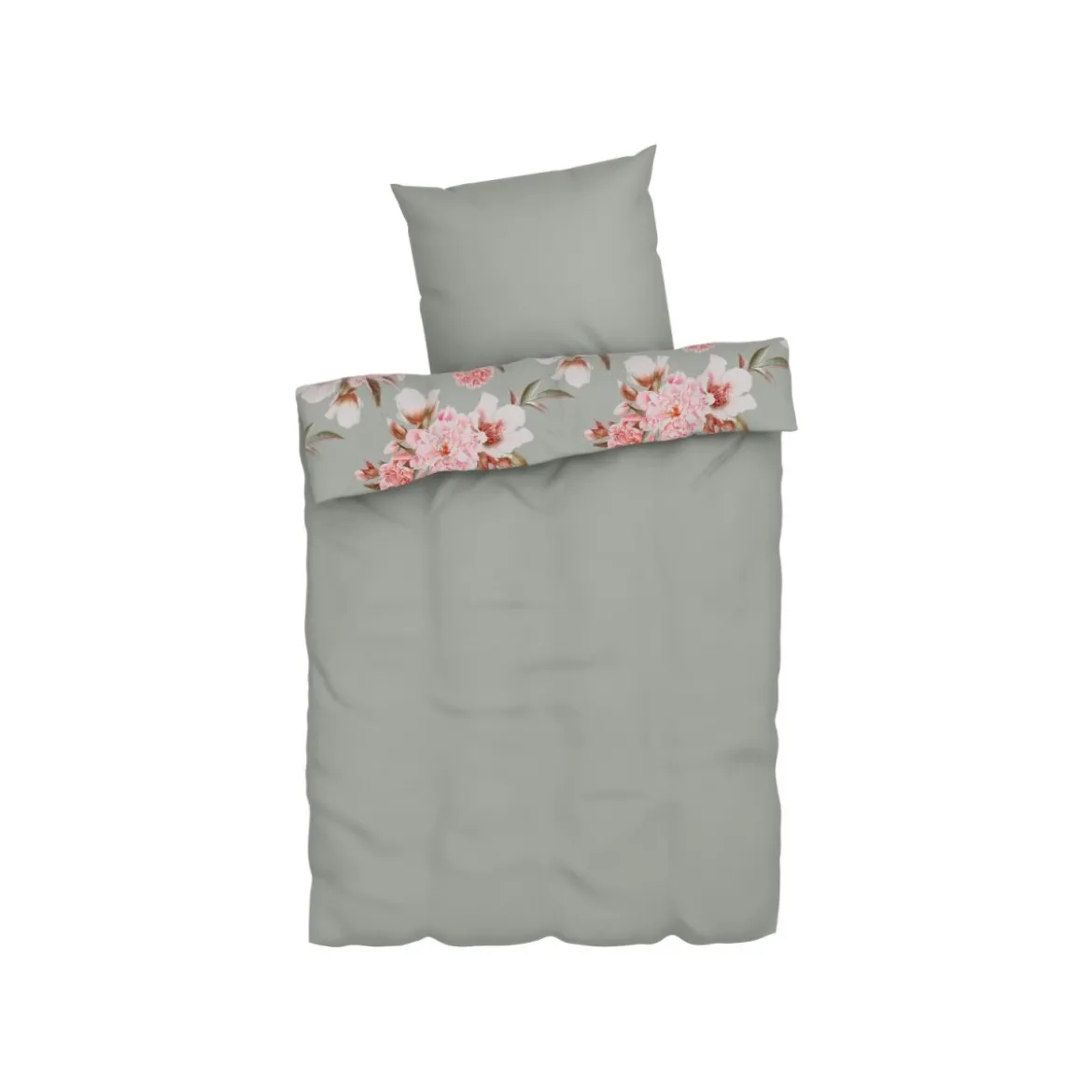 LIVARNO home Mikrofaser-Satin-Bettwäsche, atmungsaktiv, 155 x 220 cm - B-Ware