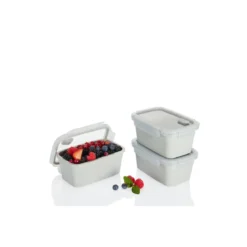 LIVARNO home Mikrowellendosen-Set, BPA-frei - B-Ware