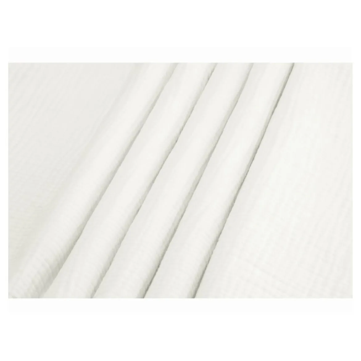LIVARNO home Musselin-Bettwäsche, 140 x 200 cm, 65 x 65 cm, weiß - B-Ware neuwertig