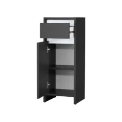 LIVARNO HOME Seitenschrank »Oslo«, mit Tür und Schublade, anthrazit - B-Ware neuwertig
