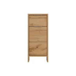 LIVARNO home Seitenschrank Verona, in hochwertiger Wotan-Eiche-Nachbildung - B-Ware neuwertig