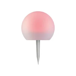 LIVARNO home Solar-Außendeko mit 9 Leuchtmodi Solar-Deko außen mit 9 Leuchtmodi (Außendeko Solar 2er Ball) - B-Ware neuwertig