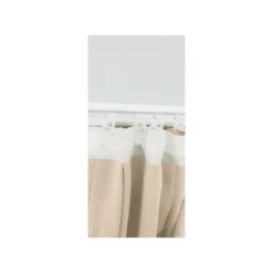LIVARNO home Vorhangschal, 2 Stück, abdunkelnd (Beige) - B-Ware neuwertig