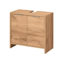LIVARNO home Waschbeckenunterschrank Verona, in Eiche Wotan - B-Ware sehr gut