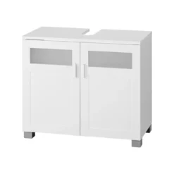 LIVARNO home Waschbeckenunterschrank »Basel«, mit Siphonausschnitt - B-Ware