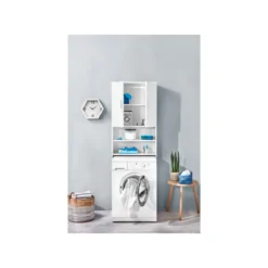 LIVARNO home Waschmaschinen-Überbauschrank »Liverpool«, 2 Einlegeböden - B-Ware