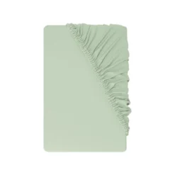 LIVARNO® Jersey-Spannbettlaken-Set, 2 Stück, 180-200 x 200 cm (Grün) - B-Ware neuwertig
