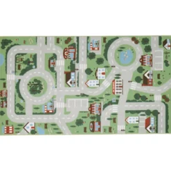 LIVARNO® Kinder Spielteppich, 75 x 133 cm ( Stadt) - B-Ware neuwertig