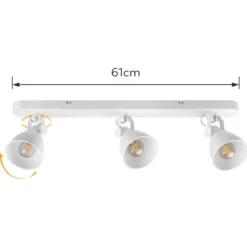 LIVARNO® LED-Deckenleuchte (Deckenschienenleuchte, weiß) - B-Ware sehr gut
