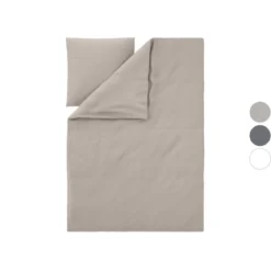 LIVARNO® Mikrofaser-Washed-Bettwäsche, 135 x 200 cm - B-Ware