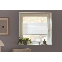 LIVARNO® Plissee Rollo, für Fenster, Montage ohne Bohren, 100 x 130 cm - B-Ware