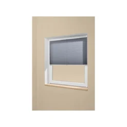 LIVARNO® Plissee Rollo, für Fenster, Montage ohne Bohren, 100 x 130 cm - B-Ware