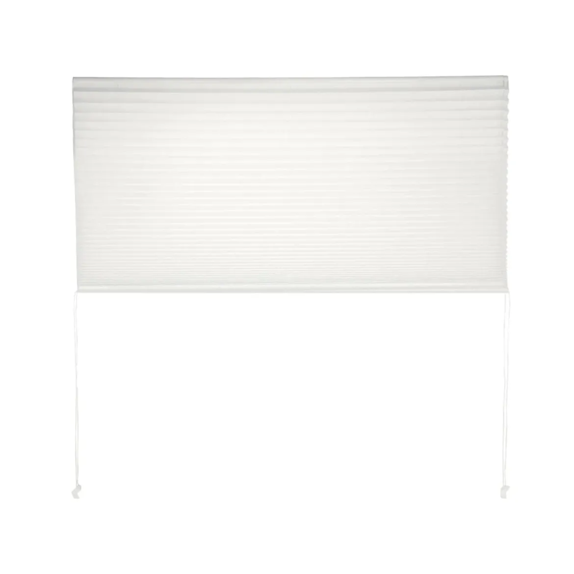 LIVARNO® Plissee Rollo für Fenster, 90 x 130 cm, Montage ohne Bohren (Weiß) - B-Ware neuwertig
