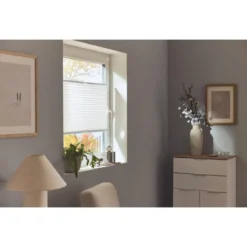 LIVARNO® Plissee Rollo für Fenster, 60 x 130 cm, Montage ohne Bohren - B-Ware
