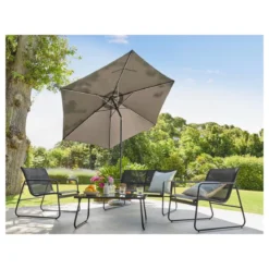 LIVARNO® Sonnenschirm mit Solar-LED-Beleuchtung - B-Ware sehr gut