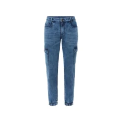 LIVERGY® Herren Denim-Joggers, Comfort Fit, normale Leibhöhe (Blau, 52) - B-Ware sehr gut