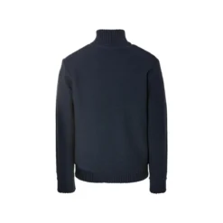 LIVERGY® Herren Grobstrickjacke, mit Zopfstrickmuster (navy, L(52/54)) - B-Ware neuwertig