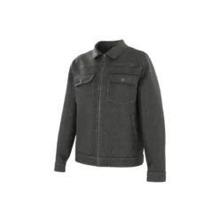 LIVERGY® Herren-Jeansjacke, aus reiner Baumwolle, S, schwarz - B-Ware neuwertig