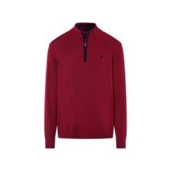 LIVERGY® x Grand Polo Herren Stricktroyer, mit Stickerei (Rot, XL (56/58)) - B-Ware neuwertig