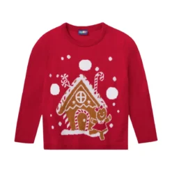 lupilu® Kleinkinder Mädchen Pullover mit niedlichem Weihnachtsmotiv - B-Ware