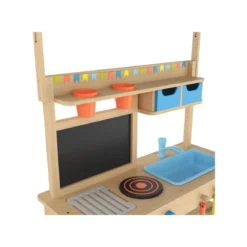 LUPILU® Matschküche Holz mit Dach - B-Ware neuwertig