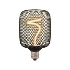 OSRAM Spiralförmige-Lampe Globe 125, im Gehäuse, schwarz - B-Ware neuwertig
