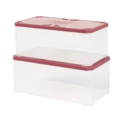 PARKSIDE® Kleinteilebox L, 2er-Set, mit separatem Deckel - B-Ware neuwertig