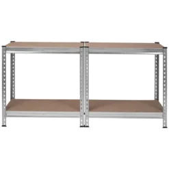 PARKSIDE PERFORMANCE® Schwerlastregal, verzinkter Stahl, B 200 x H 100 x T 50 cm - B-Ware neuwertig