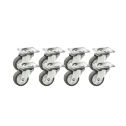 PARKSIDE® Rollen-Set, Lenkrollen, 8-teilig - B-Ware neuwertig