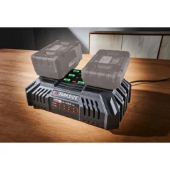 PARKSIDE® 20V Akku-Doppelladegerät »PDSLG 20 B1«, 2x 4,5 A - B-Ware sehr gut