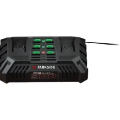PARKSIDE® 20 V / 2x 4,5 A Akku-Doppelladegerät »PDSLG 20 B1«, ohne Akku - B-Ware