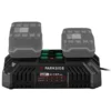 PARKSIDE® 20 V / 2 x 4,5 A Akku-Doppelladegerät »PDSLG 20 B1«, ohne Akku - B-Ware sehr gut