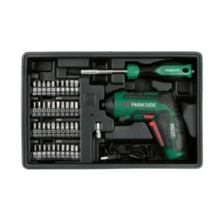 PARKSIDE® Werkzeugkoffer mit 4 V - Akkuschrauber »PWBM A1«, 92-teilig - B-Ware
