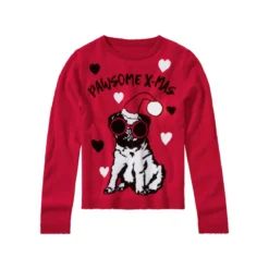 pepperts Kinder Mädchen Pullover mit niedlichem Weihnachtsmotiv - B-Ware