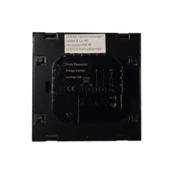 Perobe Temperaturregler Digital, Typ Touch Screen Black - B-Ware neuwertig
