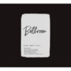 queence Metallschild Bathroom - B-Ware neuwertig
