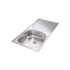 respekta Einbauspüle Küchenspüle Becken Edelstahl glatt 860 x 435 mm - B-Ware sonstiges