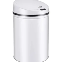 Ribelli Automatik-Mülleimer, mit Sensor, 50L, weiß - B-Ware Transportschaden Kosmetisch