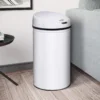 Ribelli Edelstahl Mülleimer - Abfalleimer mit Sensor - automatisches Öffnen und Schließen 60L weiß - B-Ware Transportschaden Kosmetisch