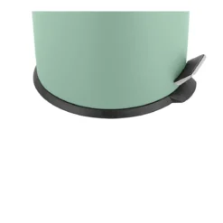 Ribelli Edelstahl-Treteimer, rund, 30 L, mint - B-Ware neuwertig