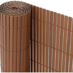 Ribelli PVC Sichtschutzmatte, 1 x 3 m, braun - B-Ware neuwertig