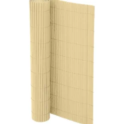 Ribelli PVC Sichtschutzmatte, 90 x 300 cm, Bambus - B-Ware neuwertig