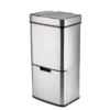 Ribelli Sensor Mülleimer, 4 Fächer, 72 L, silber - B-Ware sehr gut