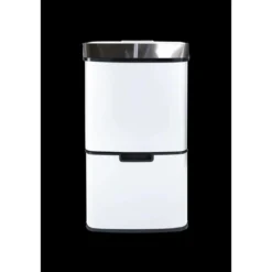 Ribelli Sensor-Mülleimer, 72 L, 4 Fächer, weiß - B-Ware sonstiges