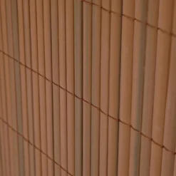 Ribelli Sichtschutzmatte, aus PVC, 120 x 400 cm, braun - B-Ware neuwertig