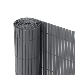 Ribelli Sichtschutzmatte, aus PVC, 120 x 400 cm, anthrazit - B-Ware neuwertig