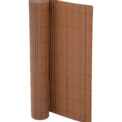 Ribelli Sichtschutzmatte, aus PVC, 90 x 400 cm, braun - B-Ware sehr gut