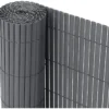 Ribelli® Sichtschutzmatte, aus PVC, 120 x 300 cm, anthrazit - B-Ware neuwertig